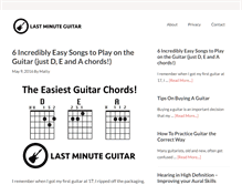 Tablet Screenshot of lastminuteguitar.com